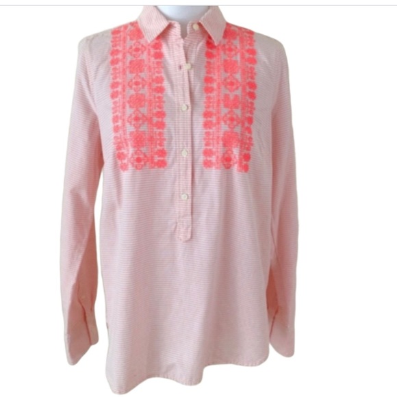 J. Crew Tops - 🥂3/$25🥂 J. Crew Half- Button Up Tunic